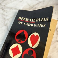 Official Rules Of Card Games 56th Edition Paperback Poker Bridge 1968 Vintage