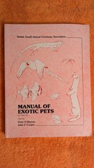 Beynon & Cooper, MANUAL OF EXOTIC PETS, 1994, PB, BSAVA, 312 Pages, ISU Press