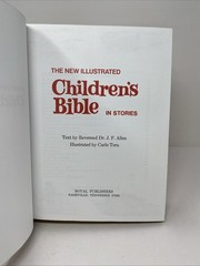 New Illustrated Children’s Bible in Stories Allen 1970 Gilt Edges Clean Pages