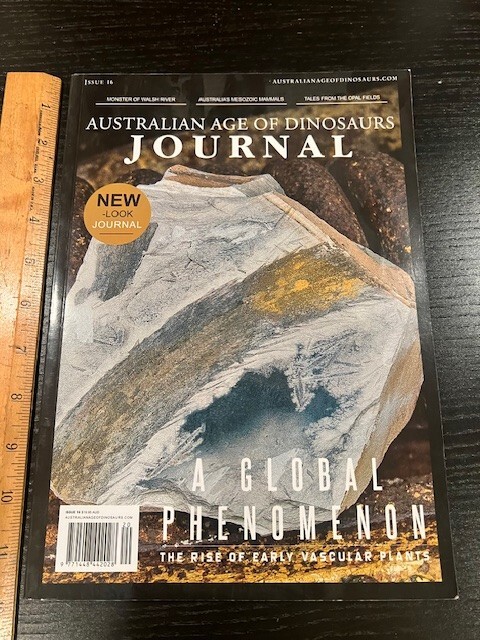 Australian Age Of Dinosaurs Journal Issue 16 Softcover magazine. 2019