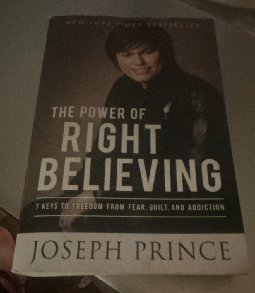 The Power of Right Believing by Joseph Prince Hardcover Freedom Fear Guilt