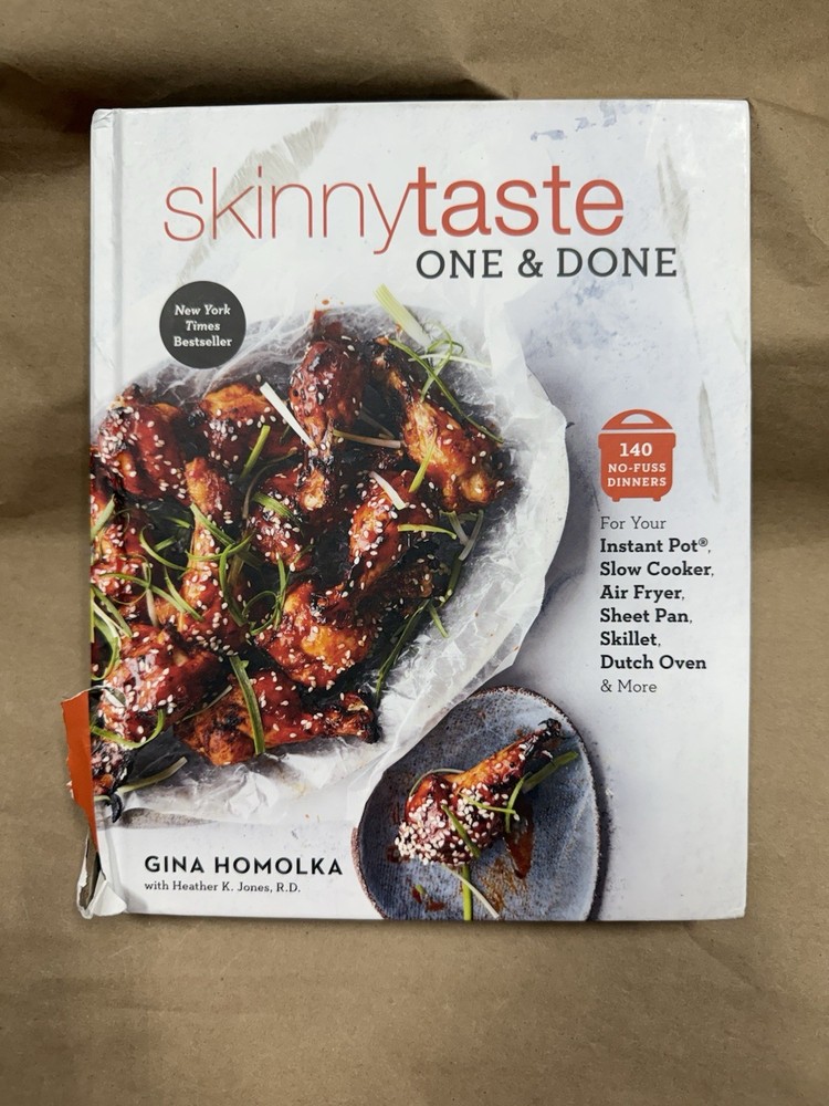 Gina Homolka – Skinnytaste One and Done Hardcover SEE DESCRIPTION