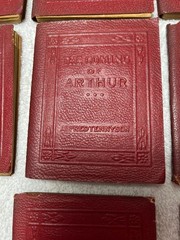 22 LITTLE LEATHER LIBRARY BOOKS 1920s Red Miniature LOT No Duplicates Literature