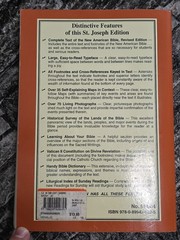 The New American Bible St Joseph Edition Large Type Revised Catholic Book Publis