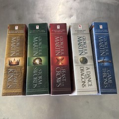 A Song of Ice and Fire by George R.R. Martin – Paperback – Complete Series