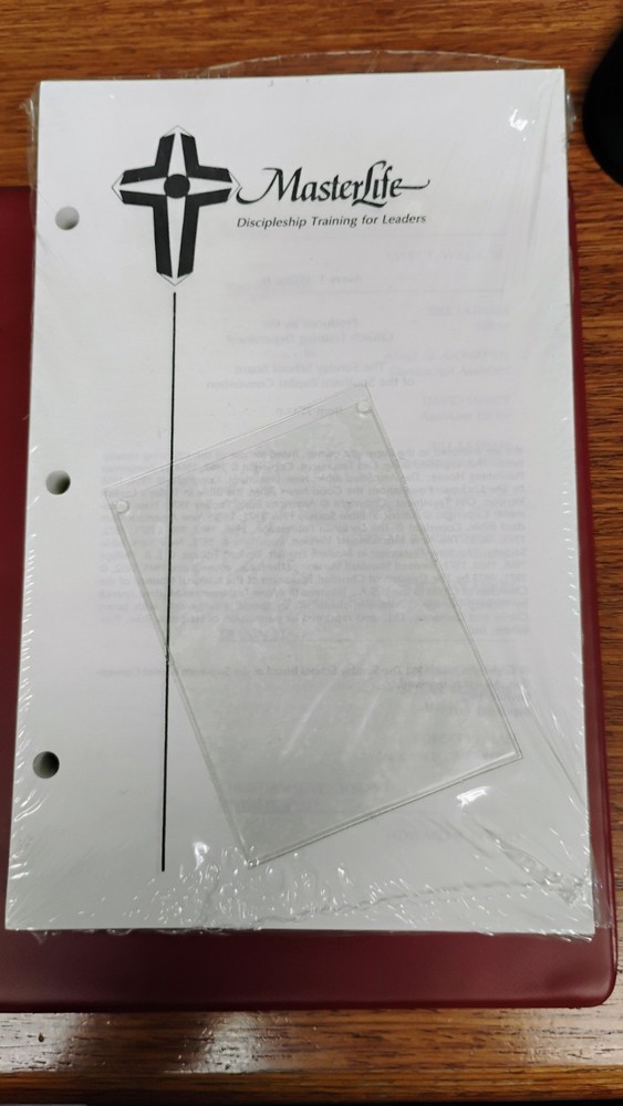 Original Legacy Vintage Masterlife 2 Notebook Binder Lesson Material