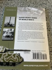 Super-Heavy Tanks of World War II (New Vanguard) by Kenneth Estes PB LK NEW