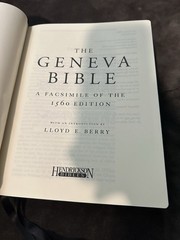 1560 geneva bible (text) All Black leather With Apocrypha With Reformer Notes