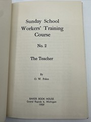 Sunday School Workers Training Course The Teacher 1959 Hardcover 101 Pages No 2