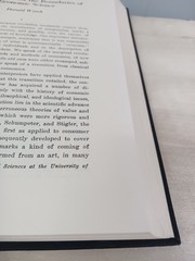 The Marginal revolution in economics;: Interpretation and evaluation