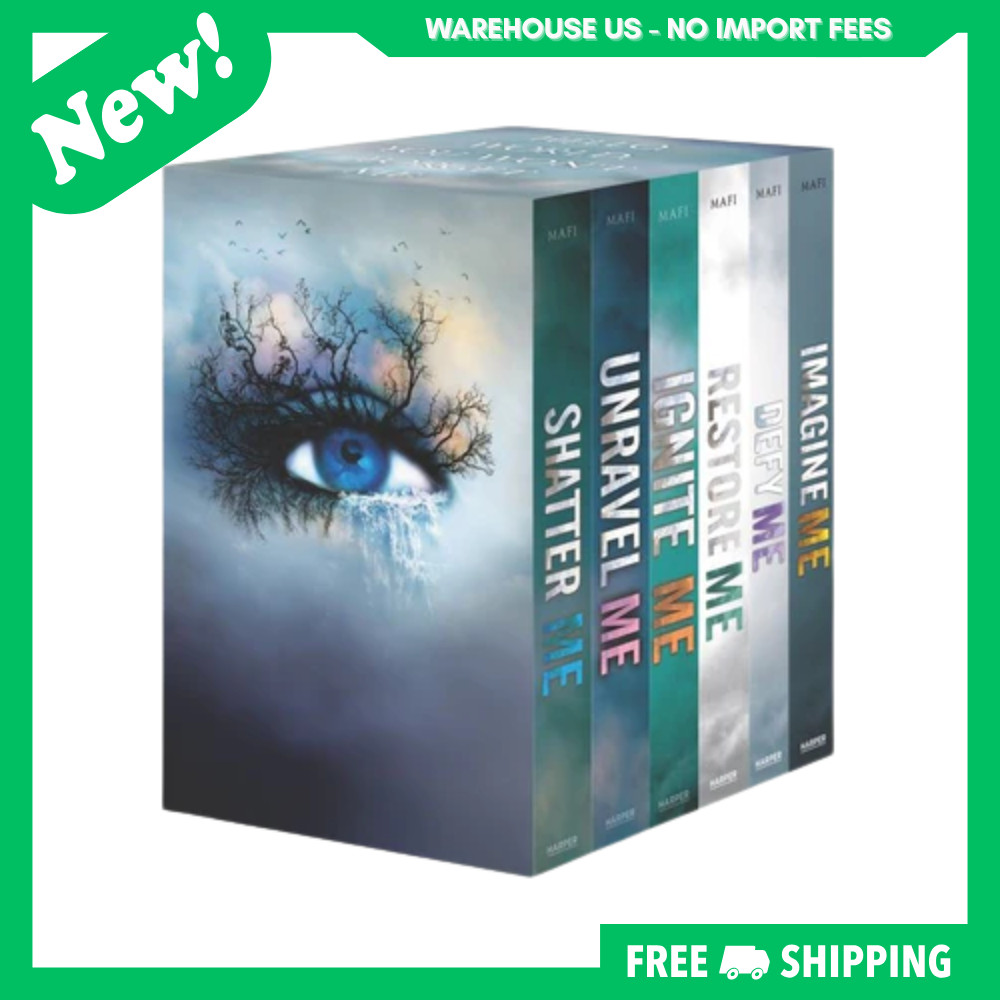 NEW Shatter Me Series 6-Book Box Set,9780063111356, FREESHIP