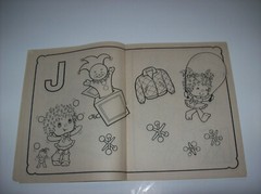 Lot of Vintage 1980s Coloring Books: HUGGA BUNCH, Pound Puppies, Flower Kids