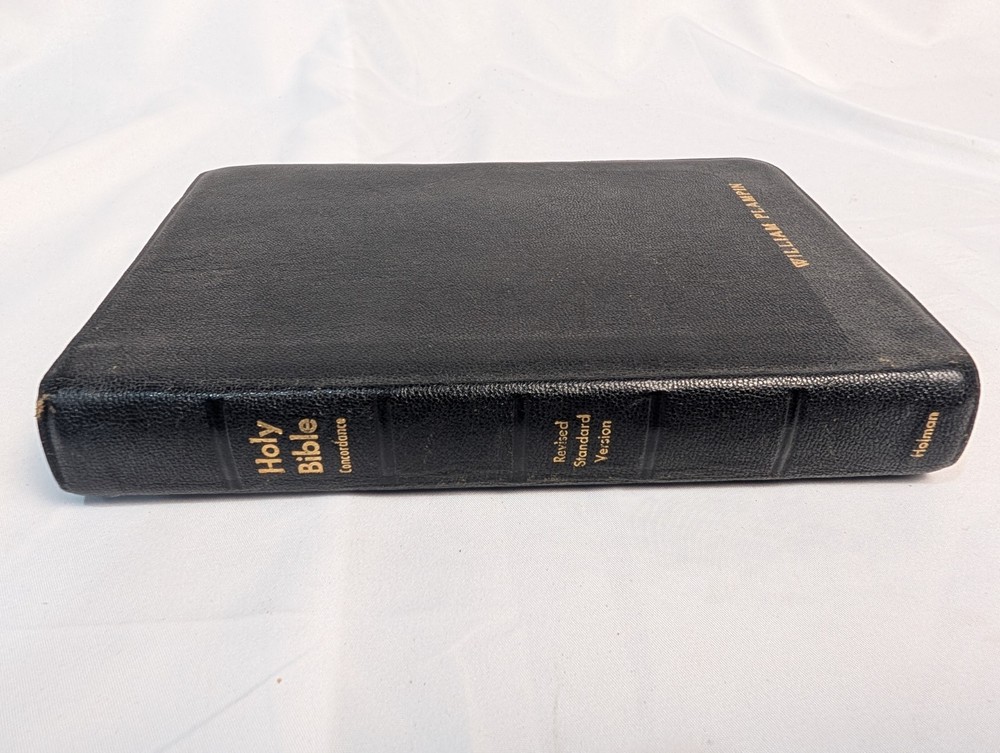 Holman RSV Holy Bible Morocco Leather 1962 Concordance Verse Reference Edition