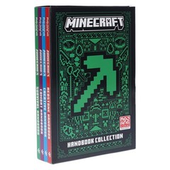 Minecraft Handbook Collection by Mojang AB: 4 Books Set – Ages 8-10 – Paperback