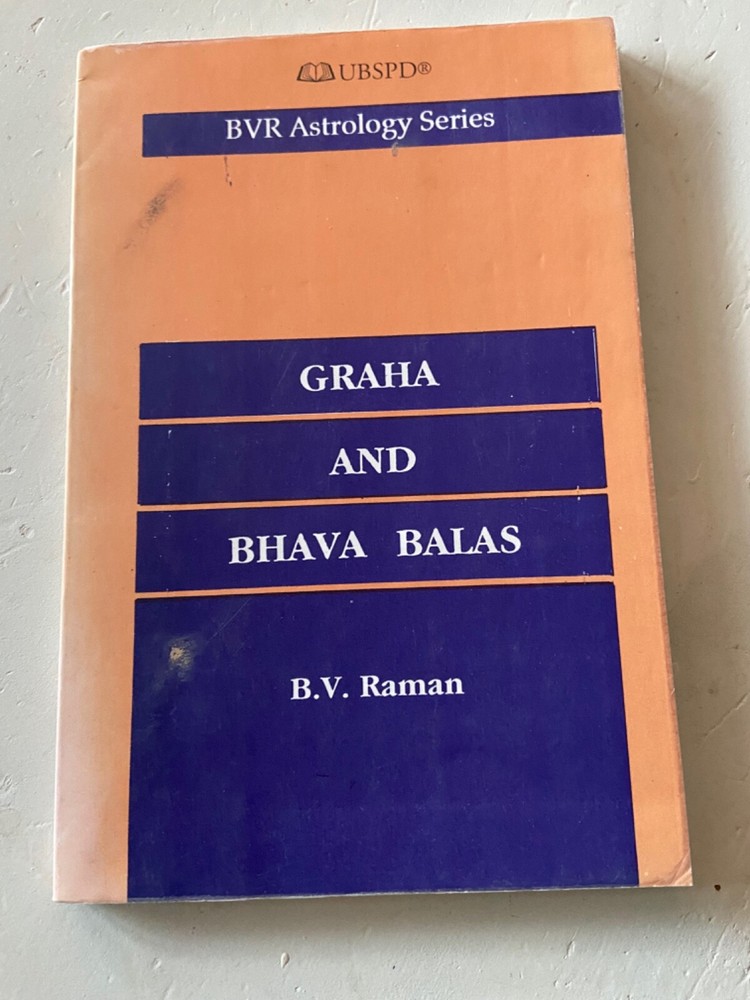 Graha & Bhava Balas, B V Raman