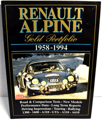 Renault Alpine Gold Portfolio 1958-1994 Brooklands Books Softbound *VERY GOOD*