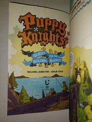 Puppy Knights: Quest for the Golden Bones Paperback Advance Copy New Unread