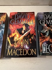 David Gemmell 3 PB Lot Del Rey 1990s LION OF MACEDON LEGEND DARK MOON Very Gd