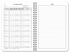Vital Signs Log Book/Vitals Monitoring Logbook/ 104 Pages Record Book – 6” x …