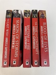Andrzej Sapkowski Lot 5 Witcher #1-3 #6 + Last Wish