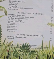 Dinosaurs and Other Prehistoric Animals, Hardcover 1987