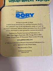 Disney&Pixar Finding Dory Learning Books 2016, Children’s 4 Books 2.75” Square