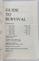 Salem Kirban 666, Guide To Survival, 5 Book Lot