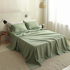 100% Linen Fitted Sheet King, 14 Inch Deep Pocket Mattress