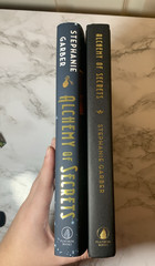 SIGNED Alchemy of Secrets by Stephanie Garber FIRST EDITION Black Page Edges