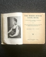 RARE 1922 The White House Cookbook by Hugo Ziemann & Gillette Illustrated HC