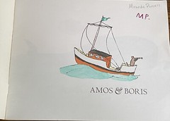 Amos & Boris by William Steig 1971 PB First Scholastic Ed. Very Good