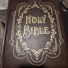 Vintage 1970s Fireside Family Edition Holy Bible (King James Version) with Salt