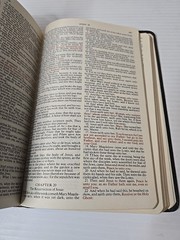 Holy Bible Red Letter Concordance Edition 1970 National Bible Press