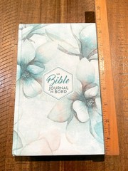 French Journal Bible, Segond 21, Blue Flower Cover & Pages, Padded Hardcover