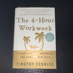 The 4-Hour Workweek by Timothy Ferriss Hardcover Business Dust Jacket Careers
