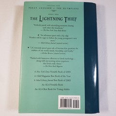 The Lightning Thief Percy Jackson Hardcover OOP Rick Riordan Unclipped Jacket
