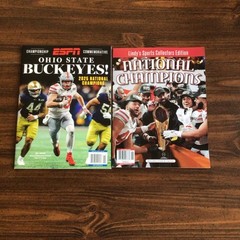 Ohio State Buckeyes National Championship Magazines ( ESPN & Lindy’s Sports)