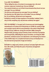 Gay Man’s Humorous and Dramatic Memoir of 7 Decades, signed by author