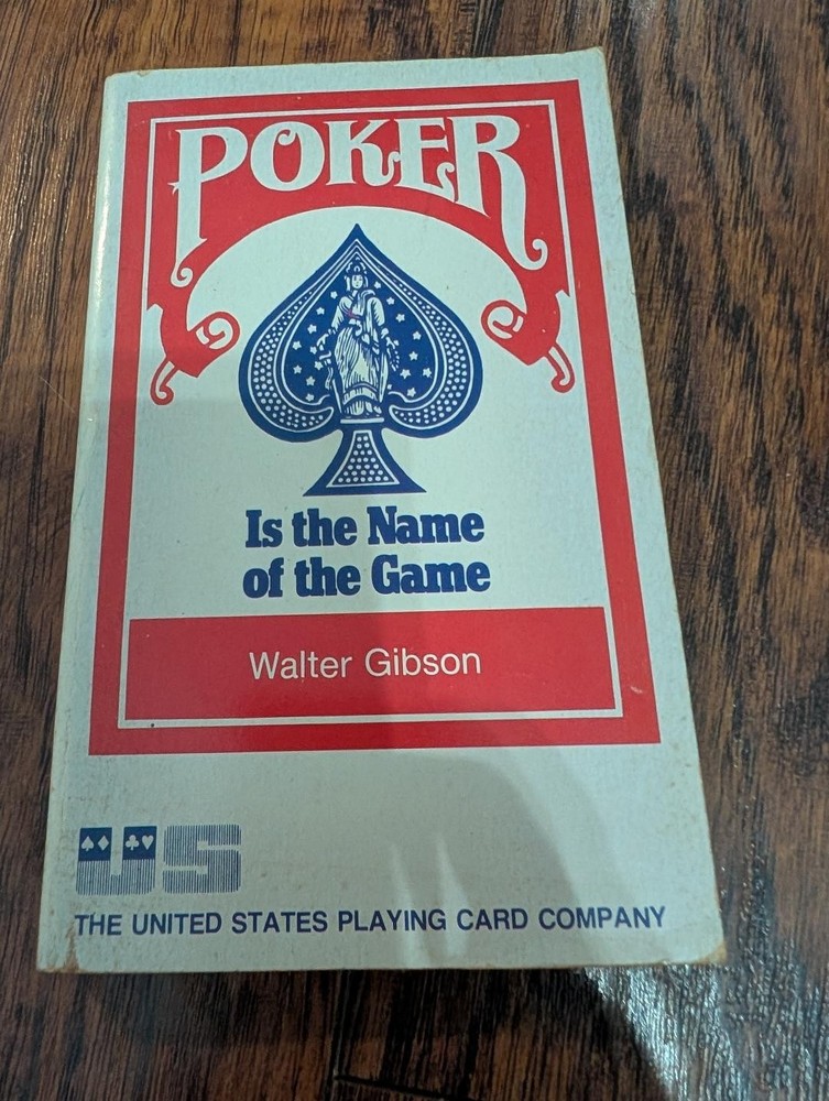 Poker is the Name of the Game by Walter Gibson paperback