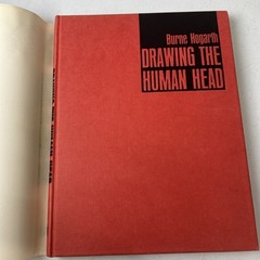 Drawing the Human Head Burne Hogarth 300 Illustration Hardcover Book 4 Printing