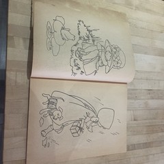 Holly Hobbie Nature Friend Coloring Book Vtg Aged Pages 1976 Slightly Distressed