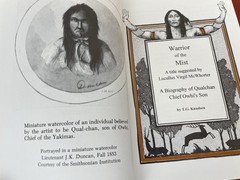 Warrior of the Mist by T.G. Knudsen PB Ye Galleon Qualchan Owhi Spokane Rare OOP