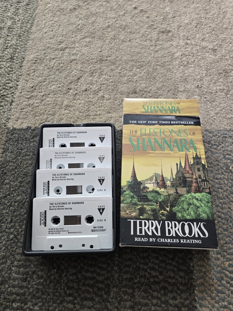 The Elfstones of Shannara by Terry Brooks Audiobook Cassette Audio Book 📖