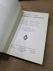 High School Handbook of Composition, Woolley Scott & Tressler, 1931, Hardcover