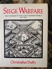 Siege Warfare: The Fortress in the Early Modern World, 1494-1660, 1987 HC/DJ/VG