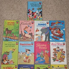 1972 Walt Disney’s Wonderful World Of Reading HC Books~EXCELLENT! Set Of 13