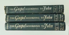 Set 3 THE GOSPEL ACCORDING TO JOHN Vol I II III The Gospel Hour Greene 1966 READ