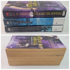 Crimson Moon Series # 2, 3, 6 MM PB – LA Banks Paranormal Romance EXLIBRARY Lot