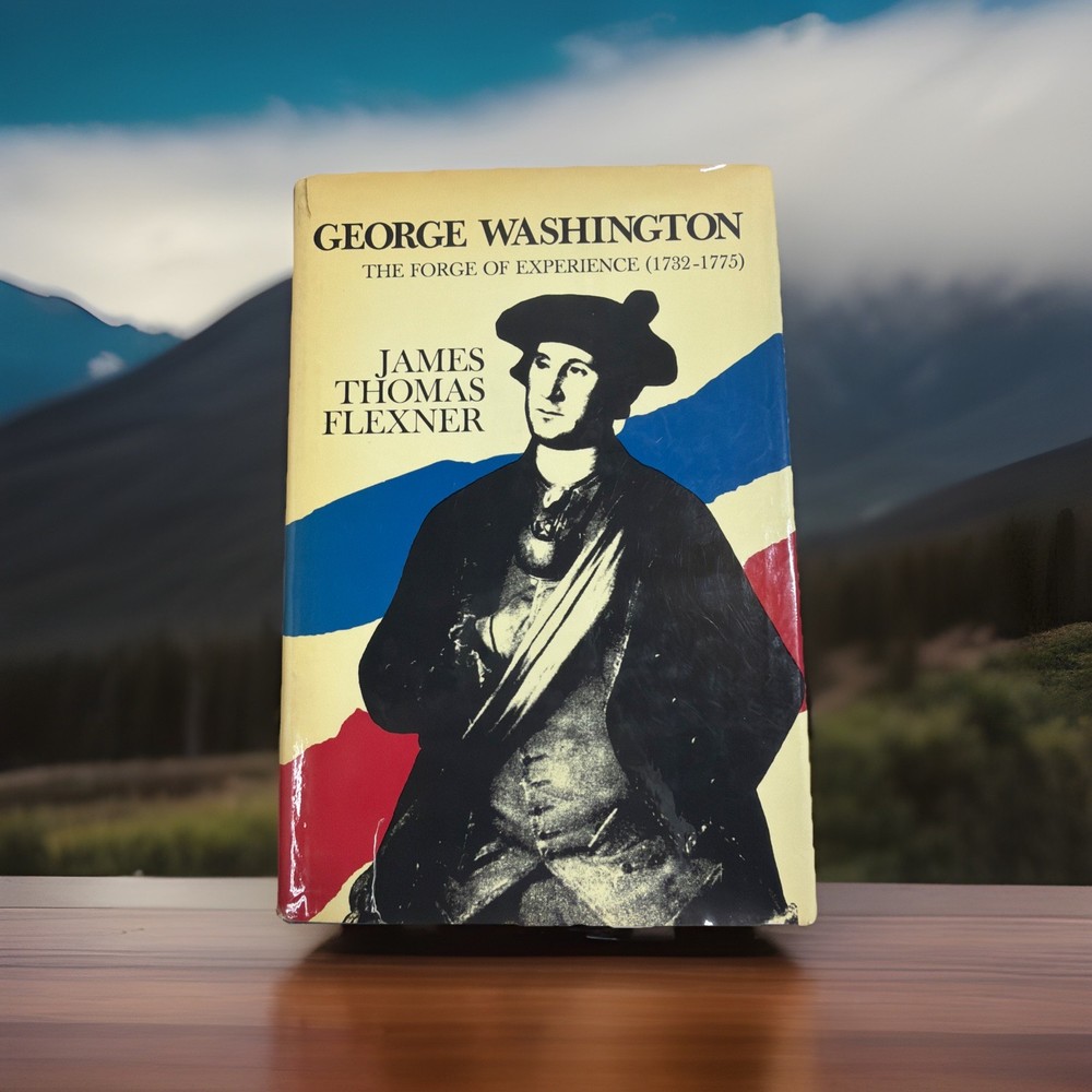 🏛️ George Washington by Flexner • 1965 HCDJ 1st Ed • Forge of Experience • Bio