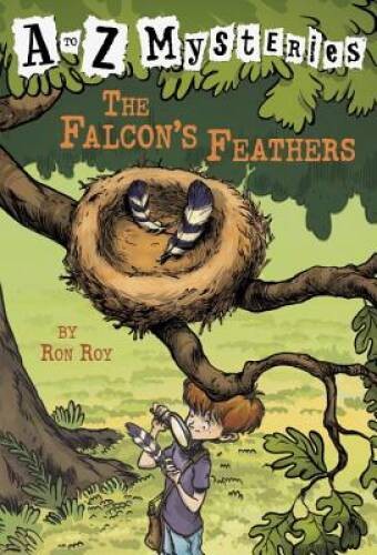 The Falcon’s Feathers (A to Z Mysteries) – Paperback By Ron Roy – GOOD